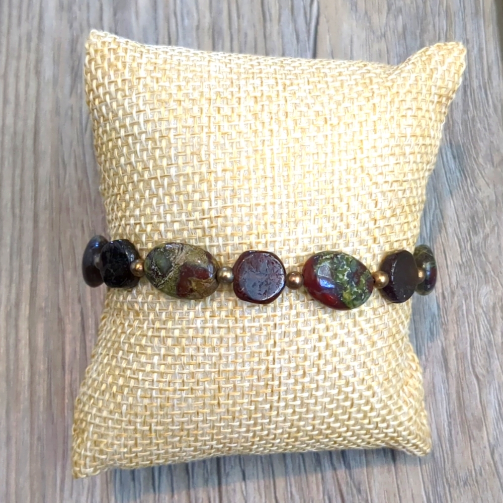 Beautiful Handcrafted Bracelet with Natural Stones